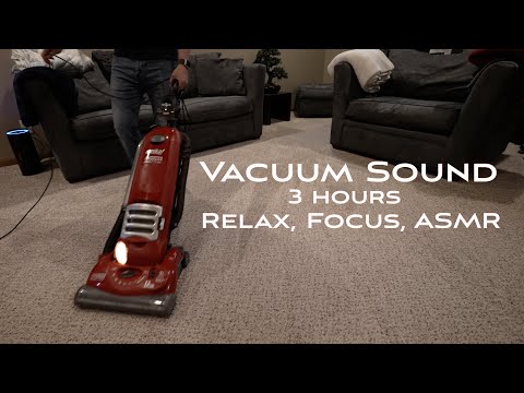 Vacuum Cleaner Sound and Video Red Eureka -  Rest and Relaxation, Focus, ASMR