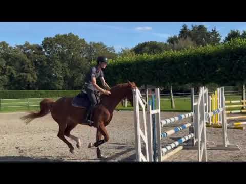Jumping under the saddle