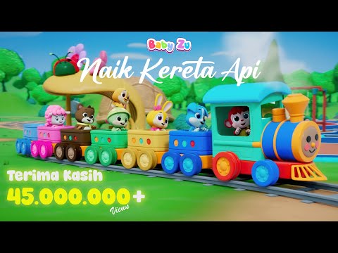 Naik Kereta Api ♪  Lagu anak Indonesia populer ♪  BabyZu