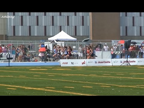 ‪#‎JDQ2014 Jeux du Québec 2014: Athlétisme - FINALE 100 MÈTRE JUVÉNILE FEMMES