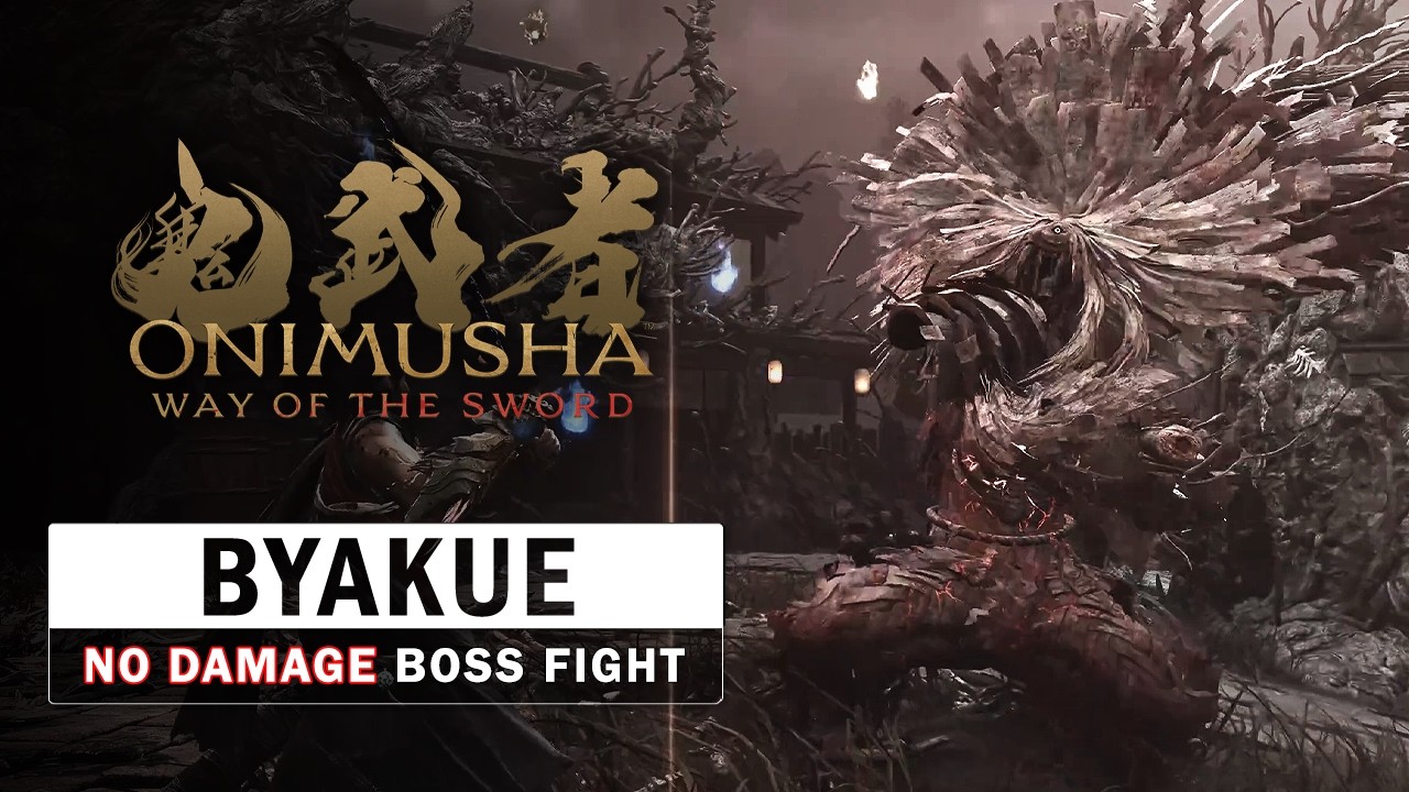 Onimusha: Way of the Sword - Byakue Boss Fight (No Damage)
