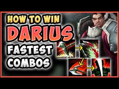 HOW TO WIN | ADVANCED FASTEST DARIUS COMBO! Darius Ranked Guide Season 8 Gameplay! League of Legends