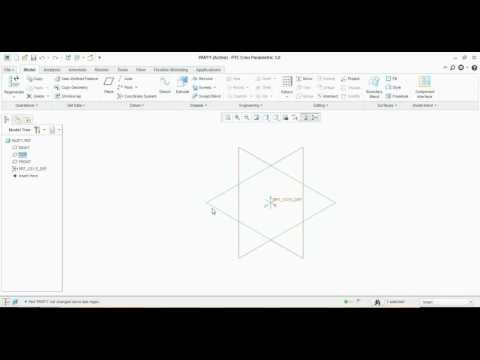 Creo parametric Part Modeling 1:-  Introduction about part module