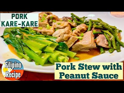 Pork Kare Kare Recipe | Pork Stew in Peanut Sauce #filipinorecipes