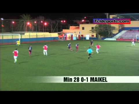 Vídeo Resumen U.D. Telde 1 - U.D. Vecindario 1. Tercera División Jor 23 Tem 13-14