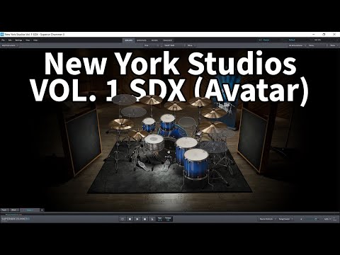 Toontrack Superior Drummer 3 New York Studios VOL. 1 SDX (Avatar) All Presets Demo