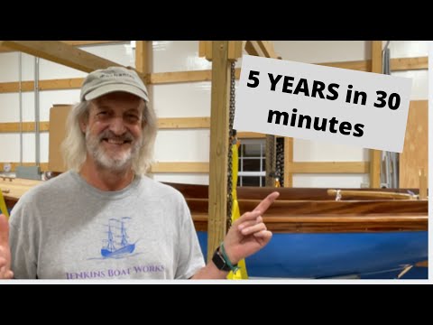 Complete boat build of the Haven 12 1/2 “Enchanted “  5 years in 30 minutes - Episode 127