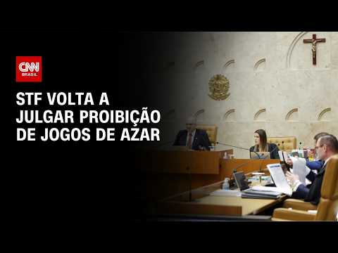 STF retoma julgamento sobre proibição de jogos de azar | CNN NOVO DIA