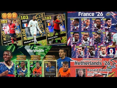 NOUVEAUTÉS PACK DE JEUDI 11 JUIN SUR EFOOTBALMOBILE #efootball #konami #gaming #jeux #nouveauté 
