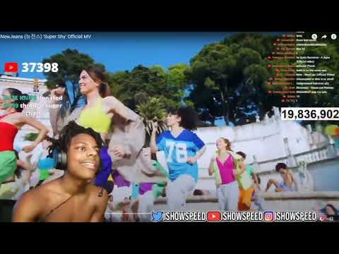 IShowSpeed Reacts to NewJeans - Super Shy Full Video  