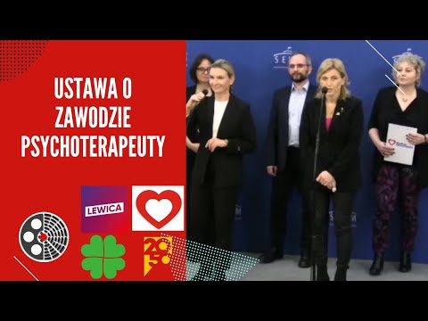 Marta Golbik składa projekt ustawy o zawodzie psychoterapeuty