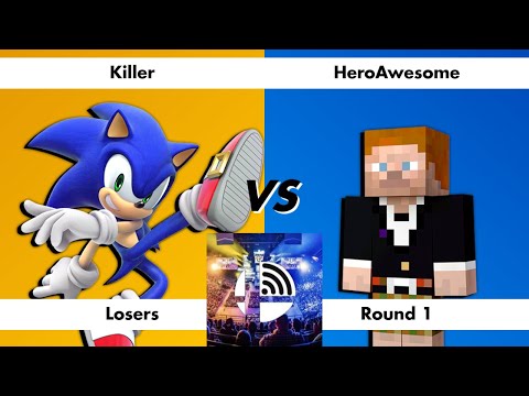 The Wifi Series #46 - Losers Round 1: Killer (Sonic) vs HeroAwesome (Steve)