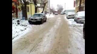 Заснеженный город Бронницы