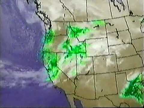 Weather Channel Satellite Local Forecast late 1996