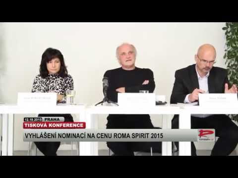 Záznam tiskové konference ke zveřejnění nominací na cenu Roma spirit 2015