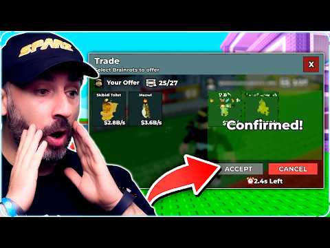 SCAMBIO 2 BRAINROT OG per UN BRAINROT SUPER RARISSIMO su Steal a Brainrot!  - Roblox ITA