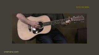 Video thumbnail for Martin D12-35 50th Anniversary LE Review by onemanzguitar