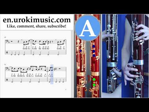 Bassoon lessons Childish Gambino - Feels Like Summer Sheet Music Tutorial um-i352