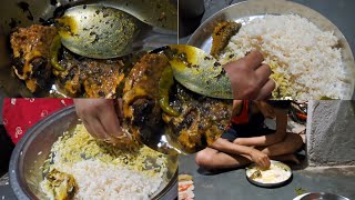 Eating fish rice | indian food eating | eating food | #eatingfood