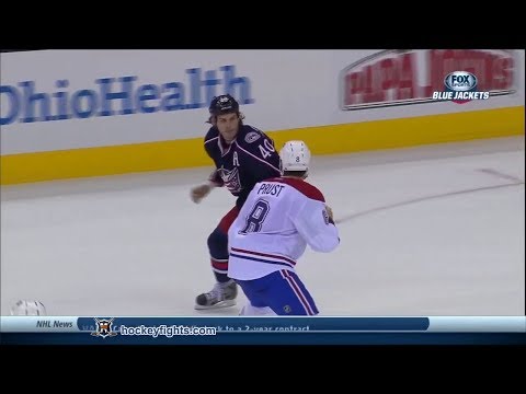 Brandon Prust vs Jared Boll Nov 15, 2013