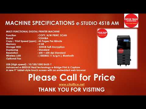 CTi GROUP TOSHIBA e-STUDIO 4518A