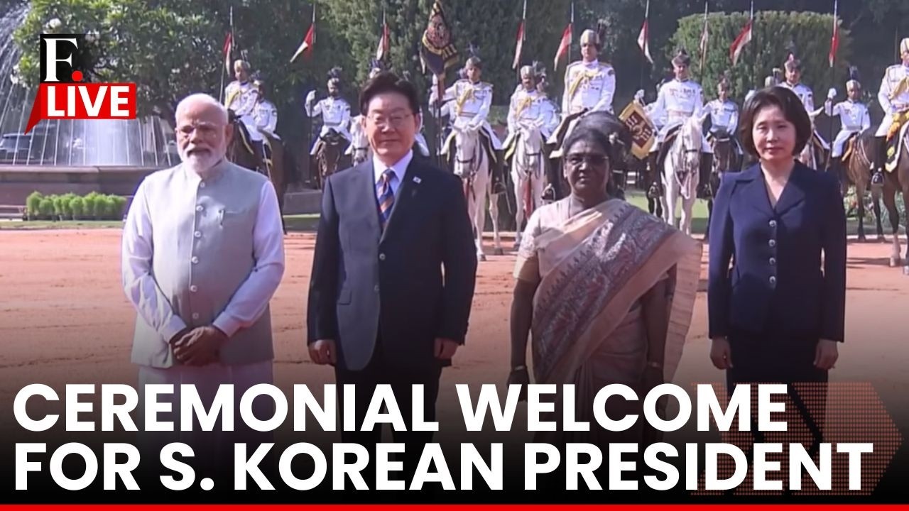 LIVE: South Korean President Lee Jae Myung Receives Grand Welcome at Rashtrapati Bhavan | N18G