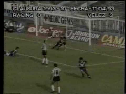Clausura 1993 - Fecha 10 - Racing 0 - Vélez 3