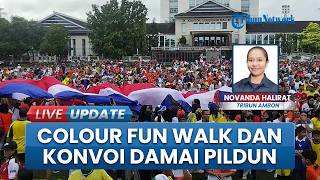 Konvoi Damai Piala Dunia 2026 di Ambon Diwarnai Bentangan Bendera Belanda Sepanjang 15 Meter