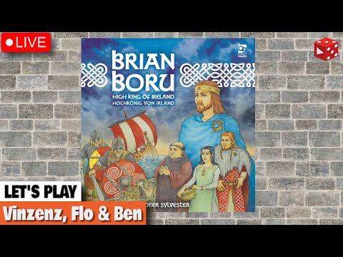Brian Boru - Live Let's Play (Area-Control-Stichspiel)