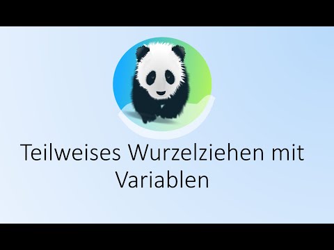 Teilweises Wurzelziehen mit Variablen