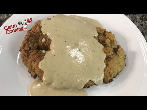 CHICKEN FRIED STEAK and White Gravy | How to Make Chicken Fried Steak and Gravy