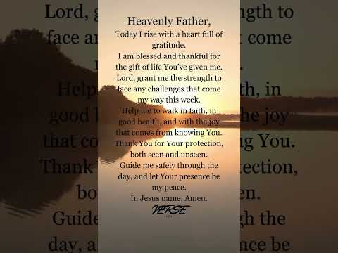 Morning Prayer #pray #prayertogod #praydaily