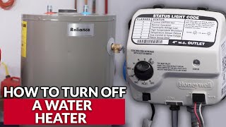 How To Turn Off A Water Heater - Ace Hardware