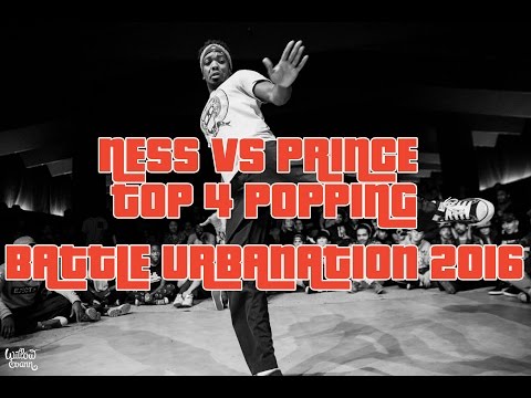 NESS vs POPPIN PRINCE x Popping Top 4 x Battle URBANATION 2016