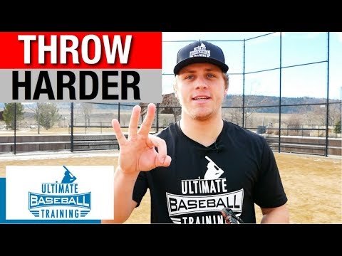 3 Tips To Throw A Baseball Harder! - Improve Throwing Velocity