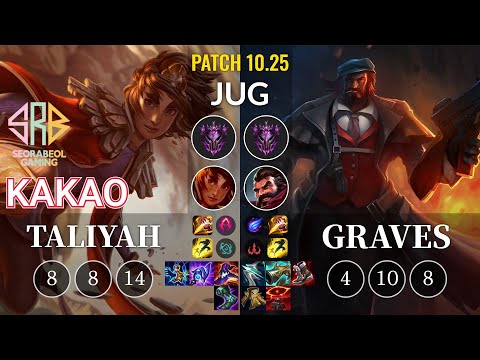 SRB KaKAO Taliyah vs Graves Jungle - KR Patch 10.25