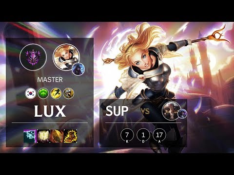 Lux Support vs Sett - KR Master Patch 10.9