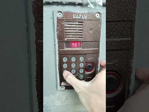 Что делать, если домофон ELTIS DP300/400 не открывается ключом
