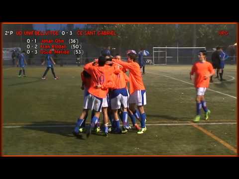 2013-14 Cadete Preferente - J7 - UD Unif. Bellvitge - CE Sant Gabriel 1-4