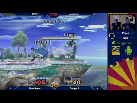 CZPM72: Cloudburst (Squirtle) vs Dadpool (Ike) Losers Quarters