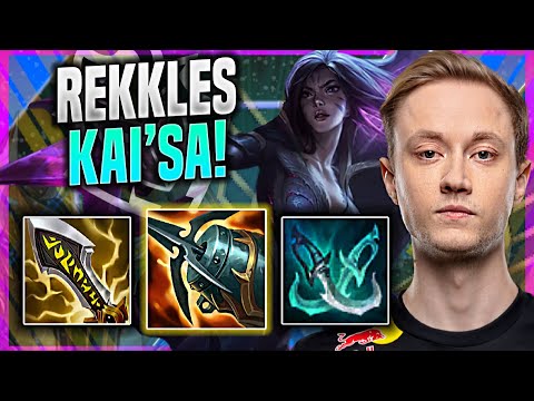 REKKLES TRAINING SOME KAI'SA WITH KRAKEN SLAYER! - G2 Rekkles Plays Kai'sa ADC vs Tristana! |