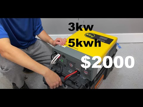 Build a 5 kWh 3k/6k mobile Portable power station in 15 minutes | Delta ultra