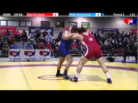 2011 U.S. Open SAT GR 120 KG: Toby Erickson vs. Peter Kowalczuk 3rd Place Match