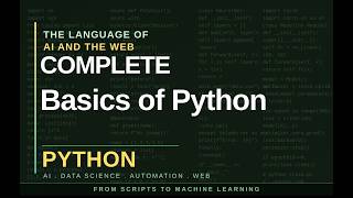 Basics of Python