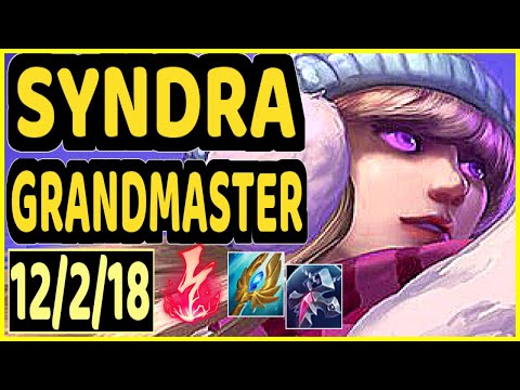 BACA (SYNDRA) - 12/2/18 KDA GAMEPLAY - EUW Ranked GRANDMASTER