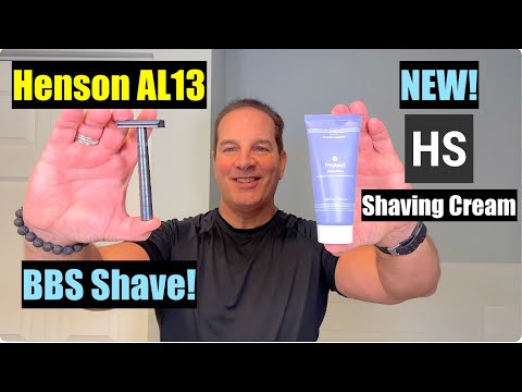 How To Shave-NEW! Henson Shaving Cream & AL13 Safety Razor
