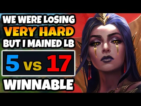 Unwinnable game? Nah I mained Leblanc back in the day. I can easily carry this.