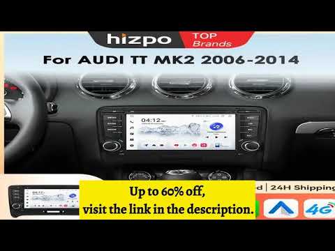 A must-have product! Hizpo 7" Wireless Carplay Car Multimedia For AUDI TT MK2 8J 2006 2007 2008 20