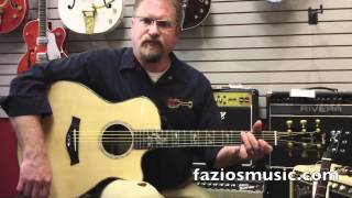 Video thumbnail for 2012 Taylor 916ce Grand Symphony Acoustic Electric Demo by Ernie Williamson Music