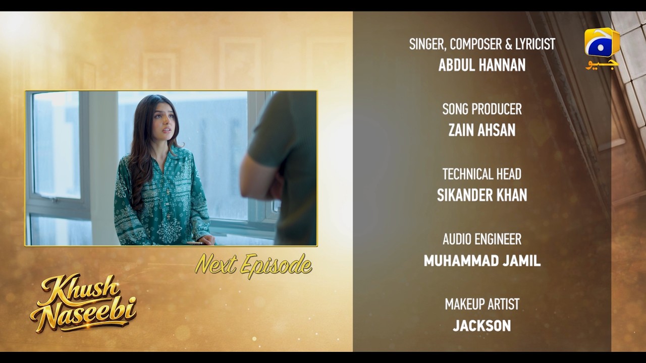 Khush Naseebi Episode 40 Teaser - 1st May 2026 - HAR PAL GEO